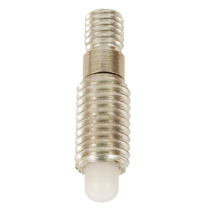 NORTHWESTERN TOOLS 34260 Hand Retractable Plungers - Threaded Adapter Non Locking Radiused Delrin Nose- Steel - Light Pressure, End Force: 0.75 Initial x 4.0 Full