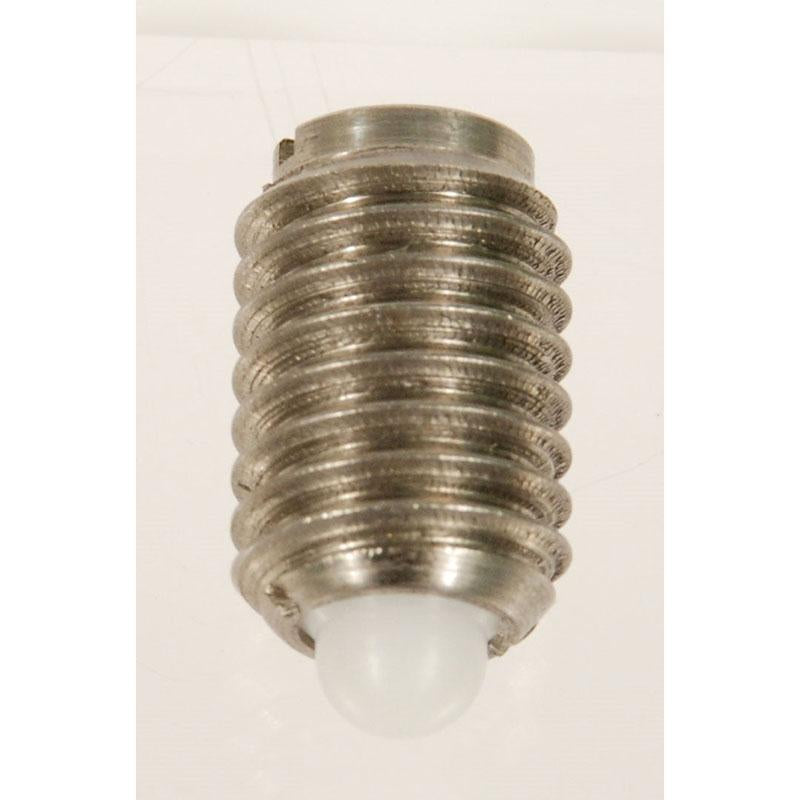 NORTHWESTERN TOOLS 33562 Stainless Steel Plungers - Short Lengths - Light Pressures - With Lock. Element - White Delrin Nose, End Force: 0.75 Initial x 1.62 Half x 2.5 Full