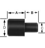 NORTHWESTERN TOOLS 19103 Jig Feet and Rest Buttons - Press Type; Net Lbs. Per 100: 6