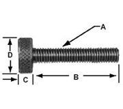 NORTHWESTERN TOOLS 20001 Knurled Head Screws; Net Lbs. Per 100: 3