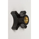 NORTHWESTERN TOOLS 23101 Plastic Hand Knobs - With Tapped Brass Inserts; Thread: 1/4-20; Thread Length; 3/8