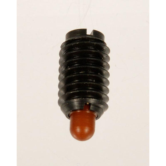 NORTHWESTERN TOOLS 33035 Short Spring Plungers with Extended Travel - Steel Body- With Lock. Element - Brown Delrin Nose, End Force: 1.0 Initial x 3.25 Full