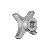 NORTHWESTERN TOOLS 17201 Aluminum Hand Knobs - Tapped; Thread Size: 1/4-20
