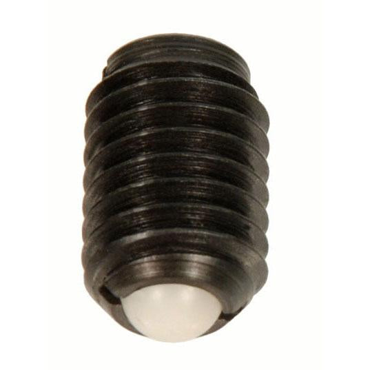 NORTHWESTERN TOOLS 10266P Ball Plungers - Steel Ball Plungers - Delrin Ball, End Force: 6.0 Initial x 21.0 Final, Ball Dia: .187