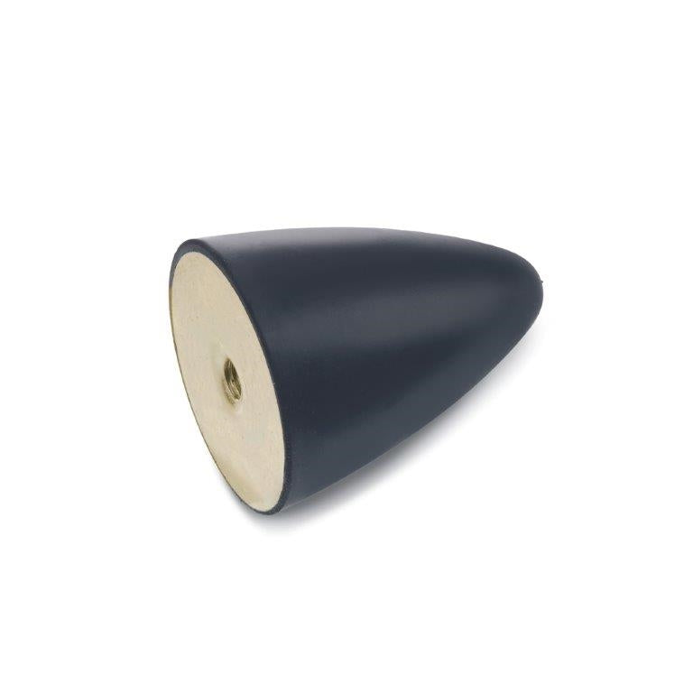 JW WINCO 353.2-45-51-3/8-55 GN353.2-45-51-3/8X16-55 RUBBER BUMPER CONE STEEL, TAPPED