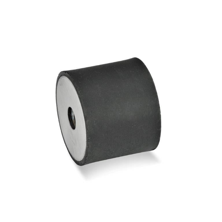 JW WINCO GN451-8-8-M3-EE-55 RUBBER BUMPER STAINLESS, INTERNAL THREADS