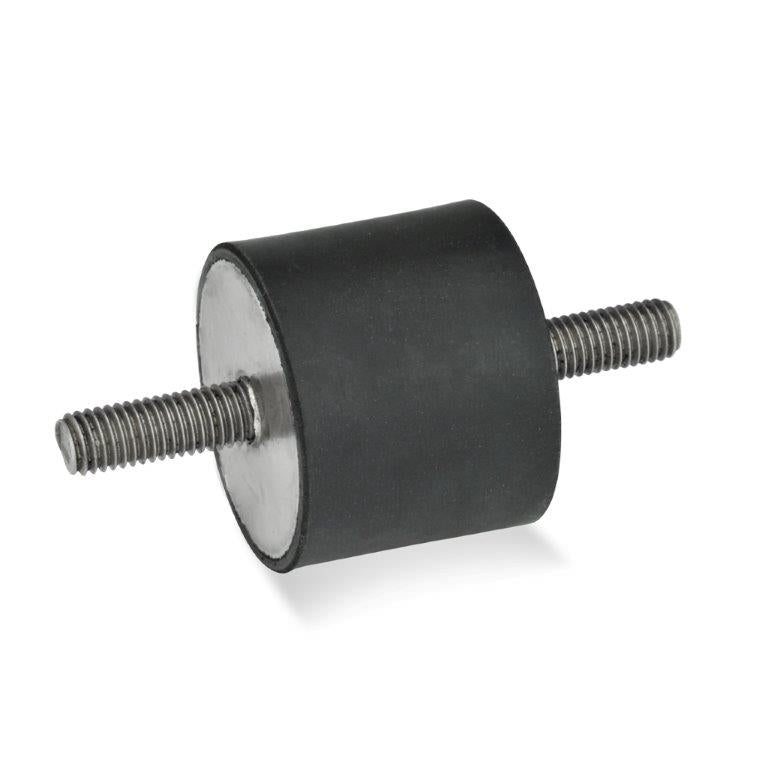 JW WINCO GN451-40-30-M8-SS-55 RUBBER BUMPER STAINLESS,THREADED STUDS