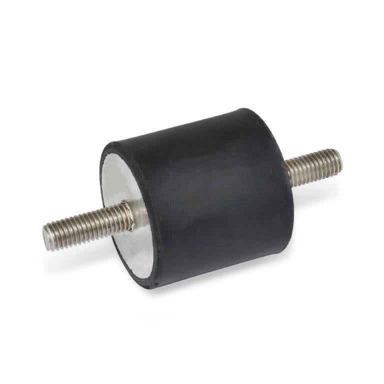 JW WINCO 451.1-16-13-8-55 GN451.1-16-13-8X32-55 RUBBER BUMPER STAINLESS,THREADED STUDS