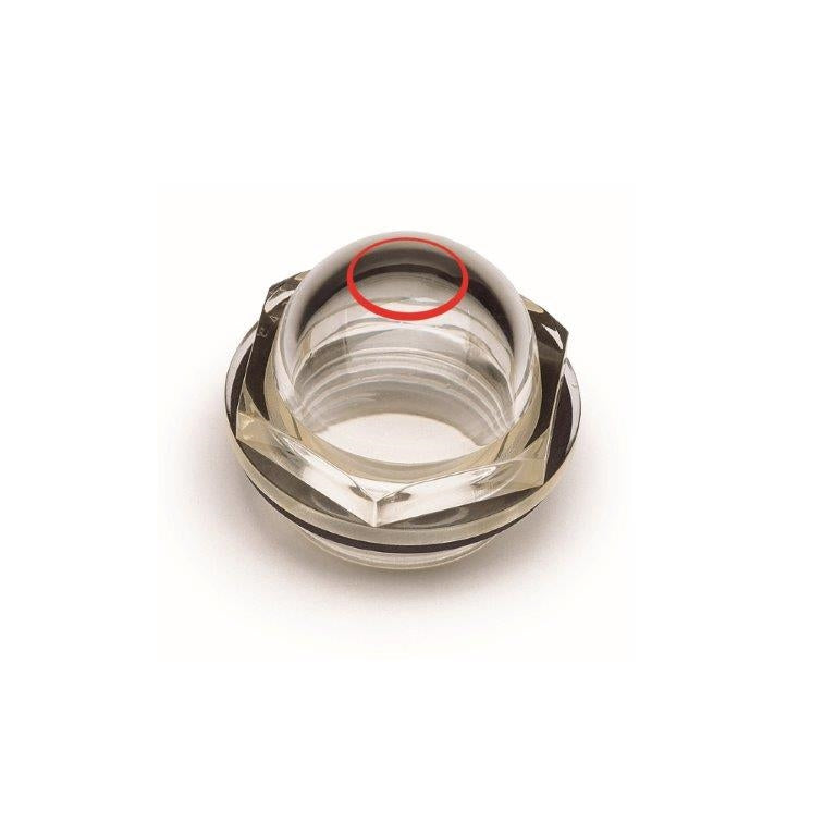 JW WINCO 75GPCB EN546.1-25-G3/4 DOME SHAPED OIL SIGHT GLASS TP