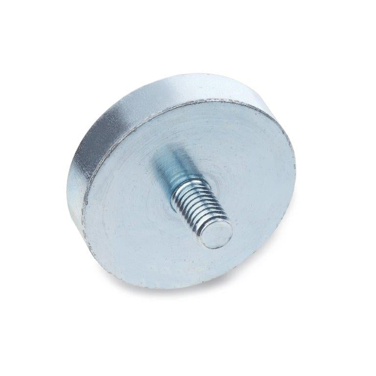 JW WINCO GN50.3-ND-25-M6 RETAINING MAGNET W/ THREADED STUD TYPE ND
