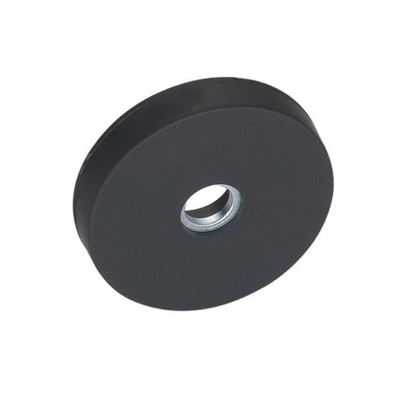 JW WINCO GN51.4-ND-22-SW RETAINING MAGNET W /BORE, RUBBER JACKET