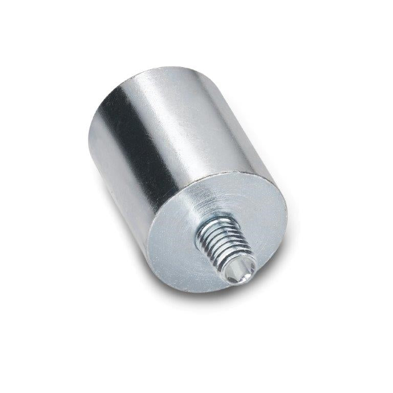 JW WINCO GN52.4-AN-20-M6-E RETAINING MAGNET, ROD SHAPED, THREADED STUD, TYPE AN