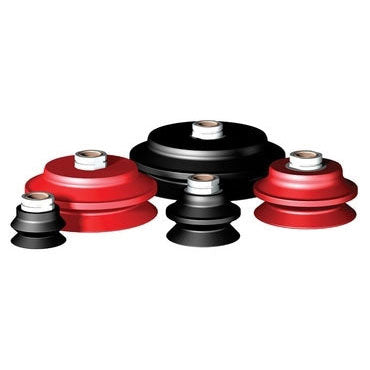 DESTACO CPI-30AC-C-45 AC/BT - ROUND BELLOWS VACUUM CUP BEL 3in. C-MT RED