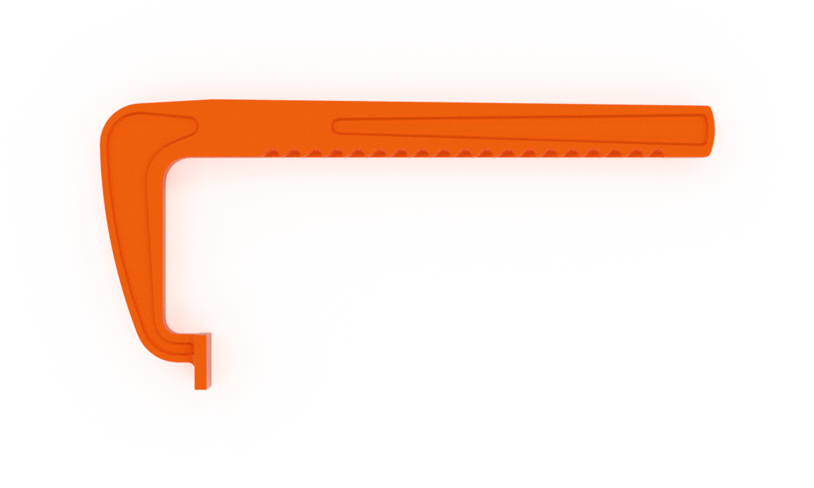 Carver Clamps T321-24-1 Standard Duty Long Reach 600mm Jay for Rack Clamp