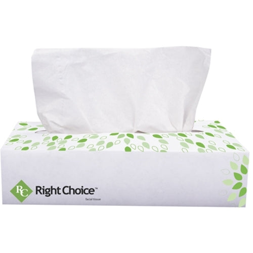 Right Choice RC0110185 Facial Tissue 7.25?x8.5? 100 Sheets