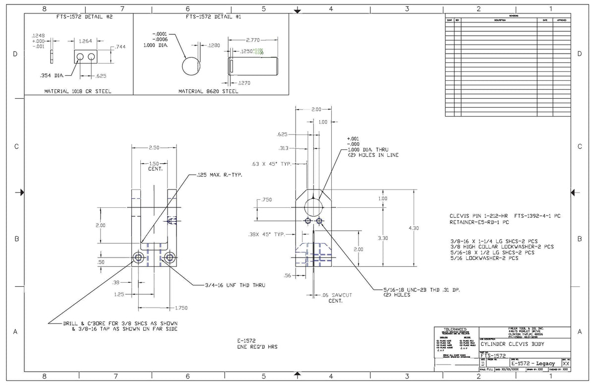 Clevis Assembly FTS-1572