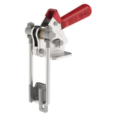 Image of DESTACO 344-RSS U-Hook one-handed pull action latch clamp engineered in stainless steel for enhanced durability in industrial environments.