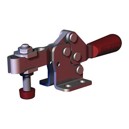 Image of DESTACO 213-U clamp hold-down action engineered for robust and consistent industrial fastening.