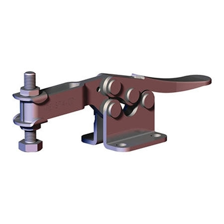 Image of DESTACO 215-USS clamp hold-down action engineered in stainless steel for robust and secure fastening in industrial applications.