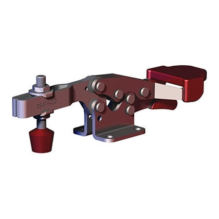 Image of DESTACO 235-UR featuring a release lever for rapid adjustments and secure fastening in high-demand industrial settings.