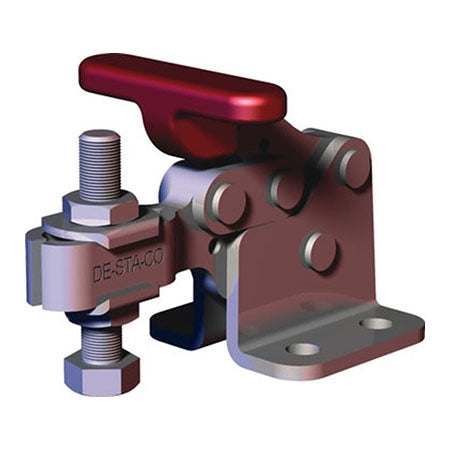 Image of DESTACO 307-USS hold-down action clamp engineered in stainless steel for reliable and consistent fastening in high-demand industrial applications.