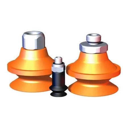 DESTACO VC-B20S-18F 20mm DIA Silicone Bellows Cup - 1/8 NPT Female