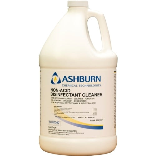 Ashburn LK70M03571 Non-Acid Disinfectant Cleaner - Liquid - 1 Gallon - RTU
