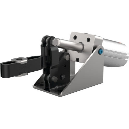 Image of DESTACO 810-U engineered as a pneumatic hold-down action clamp for reliable industrial fastening.