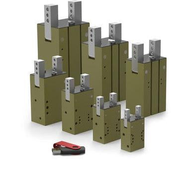 DESTACO DCT-16M 2 JAW ANGULAR 180 DEGREE GRIPPER