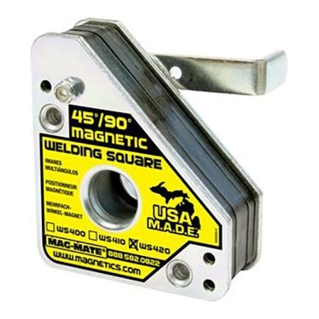 Industrial Magnetics MAG-MATE® Magnetic Welding Square with Release Handle Holds 150 Lbs WS420