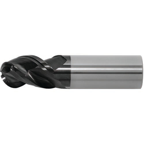 Precision Cutting Tools CW8050130 1/2? Dia. ?1/2? Shank ?1? DOC ?3? OAL, Carbide DLC, 3 Flute, Ballnose End Mill 9525246