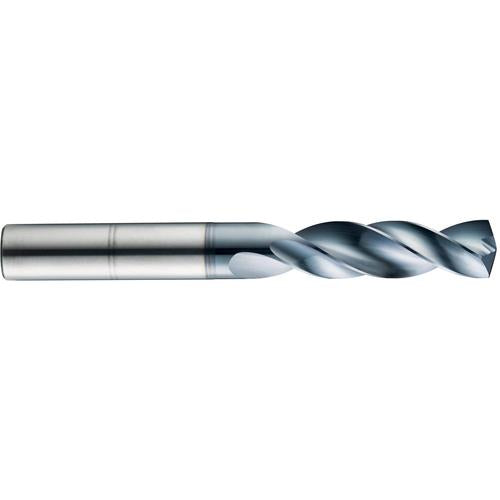 KYOCERA SGS Precision Tools DD9151331 #29 Dia. x 1/4" Shank x 3/4" Flute Length x 2-1/2" OAL, 3xD, 145°, TA, 2 Flute, External, Round Solid Carbide Drill