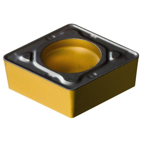 Sandvik Coromant FF87CCMT7080727 CCMT 433 PR 4335, 0.047" Corner Radius, 0.187" Thick, 1/2" Inscribed Circle, TiCN|Al2O3|TiN, Diamond, Turning Indexable Insert