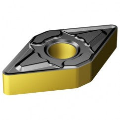 Sandvik Coromant FF87DNMG24394 DNMG 432 KM 3210, 0.032" Corner Radius, 0.187" Thick, 1/2" Inscribed Circle, TiCN|Al2O3|TiN, Turning Indexable Insert
