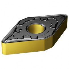 Sandvik Coromant FF87DNMG6868488 DNMG 431 KF 3225, 0.016" Corner Radius, 0.187" Thick, 1/2" Inscribed Circle, TiN|Al2O3|TiCN, Turning Indexable Insert