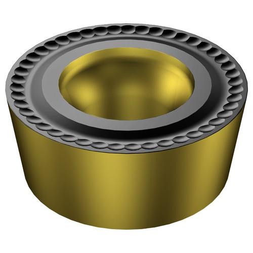 Sandvik Coromant FF87RCMT7080657 RCMT 32 M0 4335, 0.156" Thick, 3/8" Inscribed Circle, TiCN|Al2O3|TiN, Round, Turning Indexable Insert