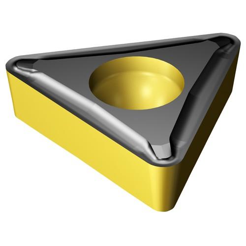 Sandvik Coromant FF87TCMT7080743 TCMT 2151 UF 4335, 0.016" Corner Radius, 0.094" Thick, 1/4" Inscribed Circle, TiCN|Al2O3|TiN, Triangle, Turning Indexable Insert