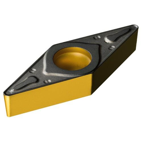 Sandvik Coromant FF87VBMT7080739 VBMT 332 PR 4335, 0.032" Corner Radius, 0.187" Thick, 3/8" Inscribed Circle, TiCN|Al2O3|TiN, Diamond, Turning Indexable Insert