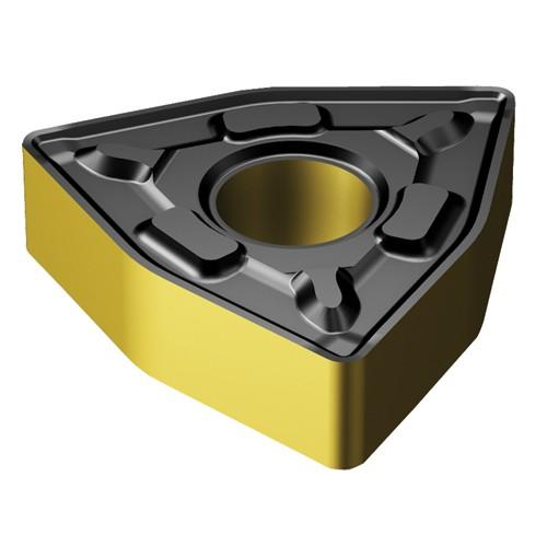 Sandvik Coromant FF87WNMG7080892 WNMG 432 PR 4335, 0.032" Corner Radius, 0.187" Thick, 1/2" Inscribed Circle, TiCN|Al2O3|TiN, Trigon, Turning Indexable Insert