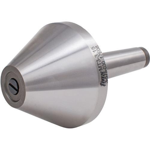 TMX HK313575020P Bull Nose & Pipe Live Center MT2 Head Diameter 2.30in T.I.R. .0003