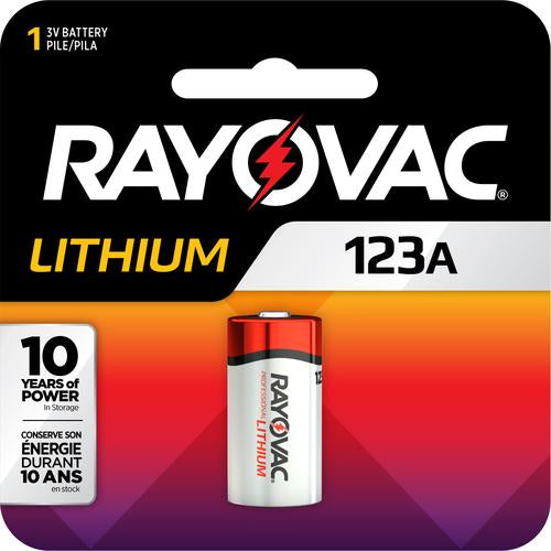 Rayovac KA30L0005 Lithium 123A 1 Pack
