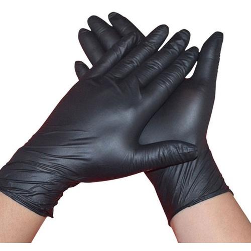 Great Glove KB413010 Medium Black Nitrile 3.5 mil Disposable Gloves (Box/100)