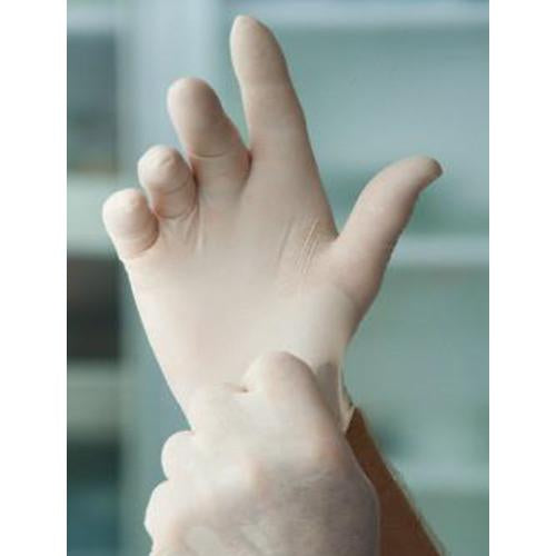 Great Glove KB414010 Medium White Latex 4.5 mil Disposable Gloves (Box/100)