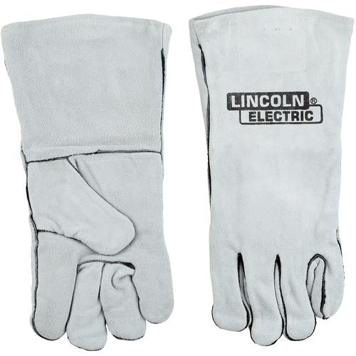 Lincoln Electric LE01KH641 Welding Gloves - Grey Leather Commercial KH641