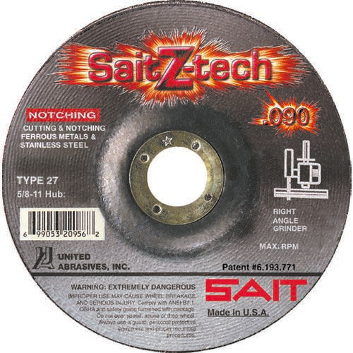 United Abrasives / Sait MG4120944 DT 5X.090X7/8 Z-TECH