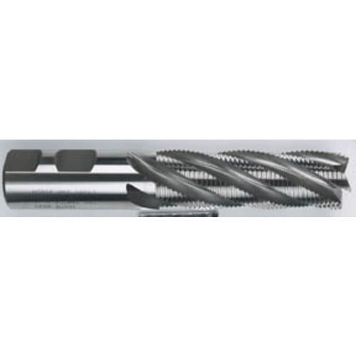 Morse Cutting Tools MT2945460 1 1/2" x 1 1/4" x 4" x 6 1/2" 6 Flute Single End HSSCo Roughing Center Cutting End Mill-TiALN Series/List #4614T