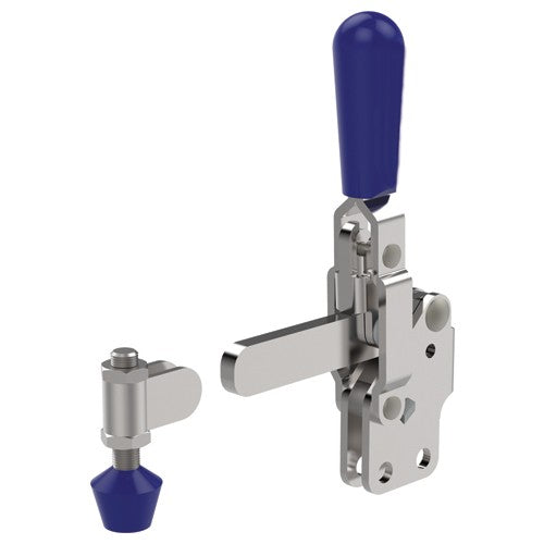 Rapidhold RH10R202 500 lbs Solid Bar Straight Base Vertical Hold-Down Clamp