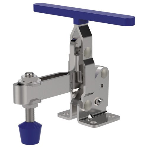 Rapidhold RH10R206 600 lbs U-Bar Flanged Base Vertical T Handle Hold-Down Clamp