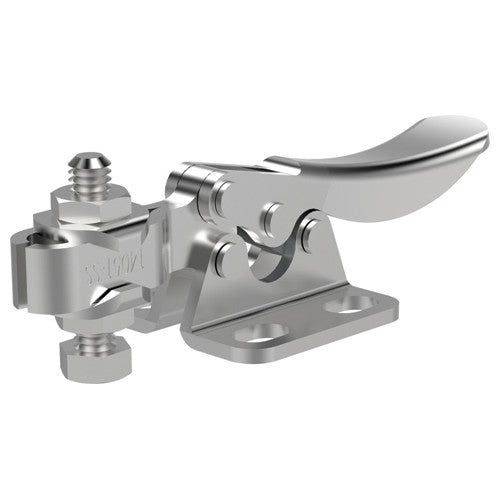 Rapidhold RH10R244 Model #R244 60 lbs U-Bar Flanged Base Horizontal Hold Down Clamp Stainless Steel PTS14051CR-SS