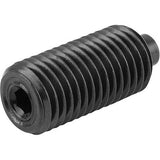 KIPP K1370.05 SPRING PLUNGER STANDARD SPRING FORCE D=M05 L=18 STEEL, FLAT, COMP:PIN STEEL
